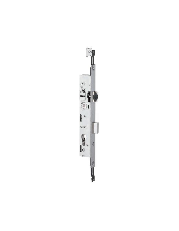 SERRURE 3 POINTS PÊNE DORMANT DEMI-TOUR 36MM POUR TRINGLE PLATE - STREMLER - 2270.36.TI24