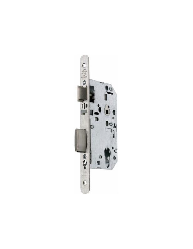SERRURE MONOPOINT À LARDER D459 URGENCE AXE 50MM T20 BOUT ROND FINITION INOX - VACHETTE - 14510000