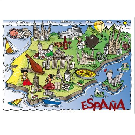 SET DE TABLE OFFSET ESPAGNE 31X43 CM LITOS QUADRICHOMIE (VENDU PAR 2000)