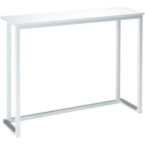 TABLE DE BAR KUBO WALL ACIER BLANC 120 X 35 X 90 CM - FLEXFURN