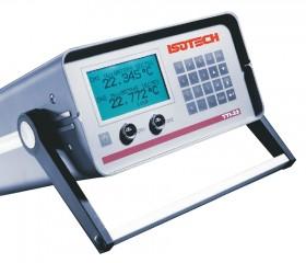Thermomètre indicateur de température transportable 2 voies - Haute précision pour sondes résistives_0