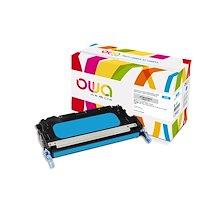 TONER REMANUFACTURÉ OWA - STANDARD - CYAN - POUR HP Q7581A, CANON 711C
