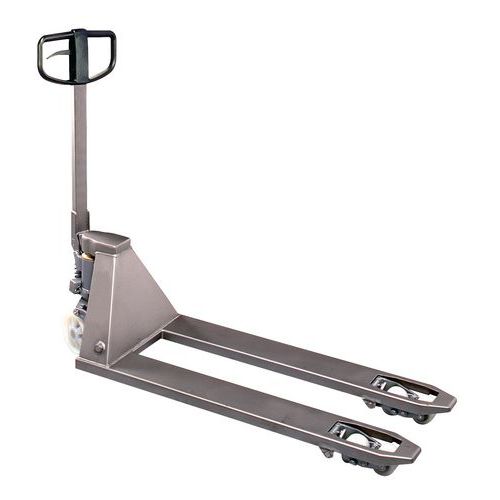 TRANSPALETTE MANUEL ACIER INOXYDABLE POIDS:65 KG L HT:1510 MM - TOYOTA