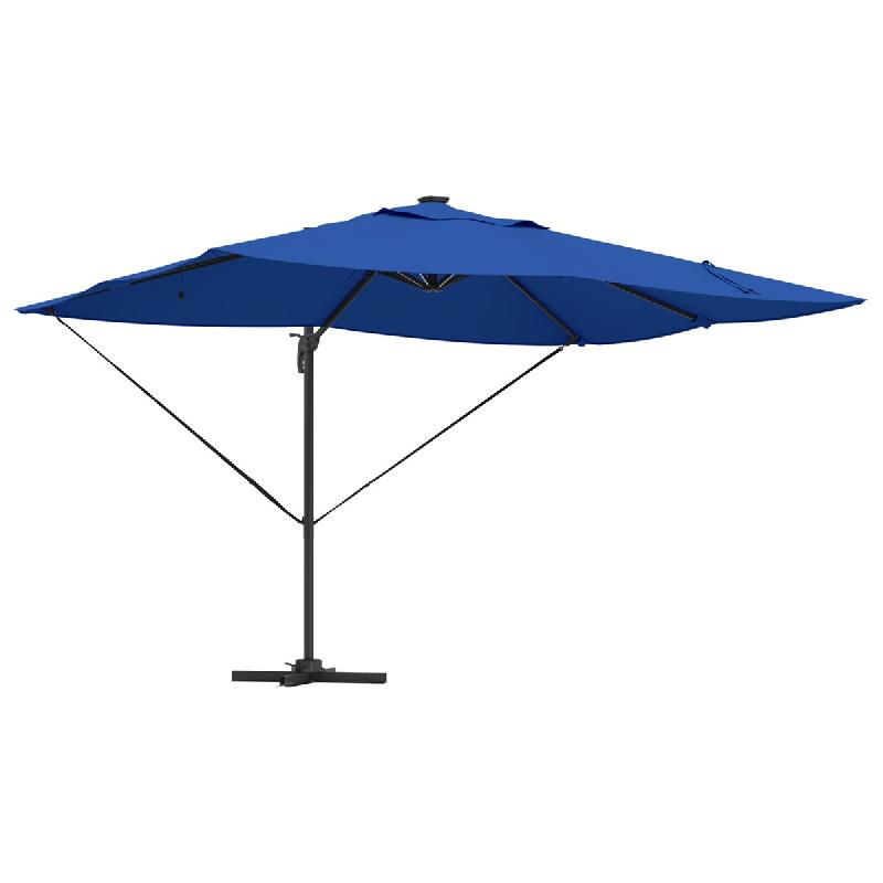 VidaXL Parasol Azur 352 x 251 x 265 cm Polyester et Aluminium Modèle Titan Vent Plus - 42003332_0