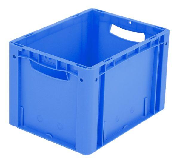 Bac gerbable norme Europe - Série XL - Bleu - Modèle standard - Charge 30 kg - Volume 24 litres_0
