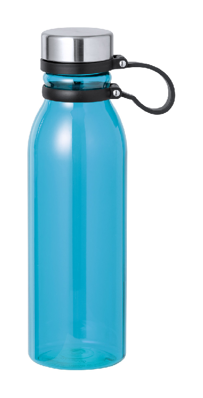 Bouteille en RPET - 830 ml - Couvercle en acier inoxydable - Sans BPA - Bleu clair_0
