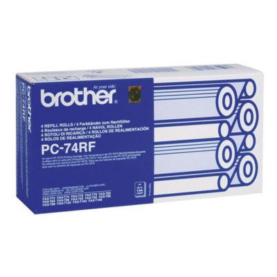 Brother Recharge Transfert thermique - N° PC74RF - Lot de 4_0