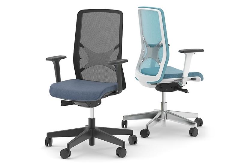 Chaise de bureau dossier résille Owind_0