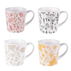 Coffret de 4 mugs Galehia 34 cl -  Multicolore Rond Grès Table Passion 13.4x9.1 cm - multicolore Grès 3106232781452_0