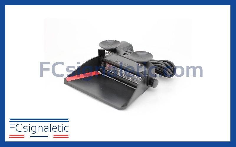 Feu de pénétration pare brise 9 LED bleu Lumiopt-X9 911 SIGNAL 022402B_0