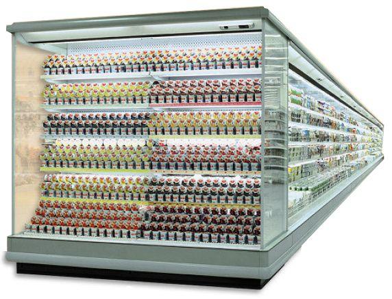 GONDOLE MURALE POUR VIANDE VITRINE VIANDE 4.66M² - HAUT : 2250MM (PALCOML3)_0