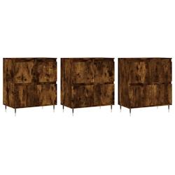 Helloshop26 - Buffet bahut commode armoire meuble de rangement organisateur cuisine salle de séjour salons 3 pcs bois d'ingénierie 02_0037059 - 3000_0