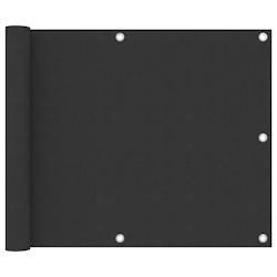 Helloshop26 - Écran de balcon brise pare vue protection confidentialité 75 x 300 cm tissu oxford anthracite 02_0009970 - 3000536747766_0