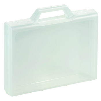 Mallettes en plastique A4 - 32 cm - Référence 170 31 T - Transparent_0