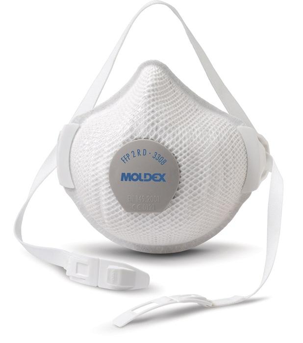 Masque de protection respiratoire FFP2 Air Plus ProValve 330801 - réutilisable avec soupape d'expiration - 5pcs/carton MOLDEX_0