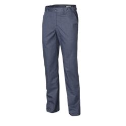 Molinel - Pantalon de sécurité Pebeo bleu denim, taille 48, coupe droite, ceinture semi-élastiquée_0
