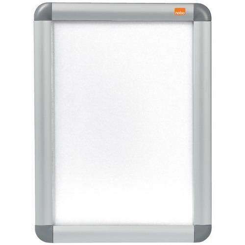 Nobo vitrine porte-affiche clipsable, aluminium, anti-reflet en pvc, format a4_0