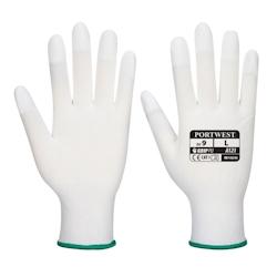 Portwest - Gants manutention en nylon avec doigts enduit PU lisse #ffffff Taille 8 - 5036108181322_0