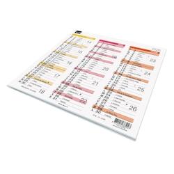 Quo Vadis - Calendrier origami - 2026 - Français - Arc en ciel - Multicolore - 12 mois de janvier à décembre - 36x18 cm - Papier Clairefontaine bla_0