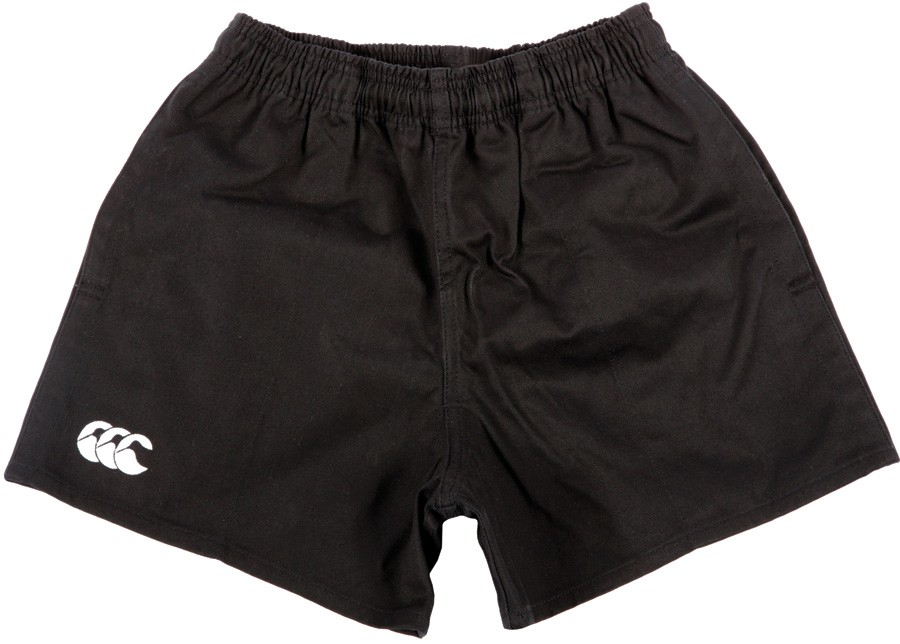 SHORT DE RUGBY CANTERBURY PROFESSIONNAL 100% COTON NOIR TAILLE XXL