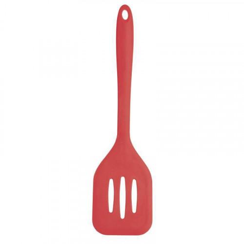 SPATULE AJOURÉE ROFESSIONNELLE EN SILICONE ROUGE VOGUE - 280 MM