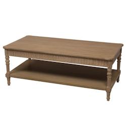 Table basse Prestige -  Marron Rectangle Bois Amadeus 120x60 cm - marron 3520071972534_0