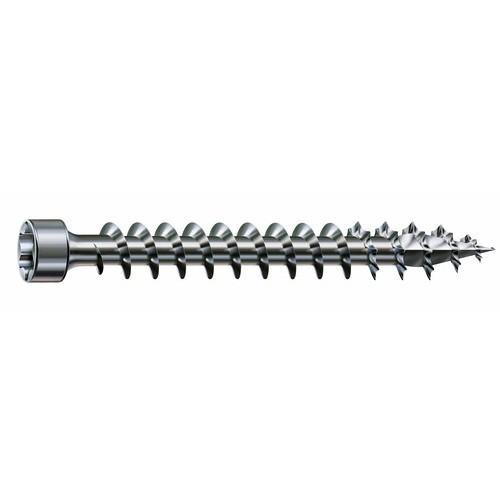 VIS À BOIS TORX - TÊTE CYLINDRIQUE - FILETAGE TOTAL - 6X180 MM - 100 PIÈCES - WIROX SPAX