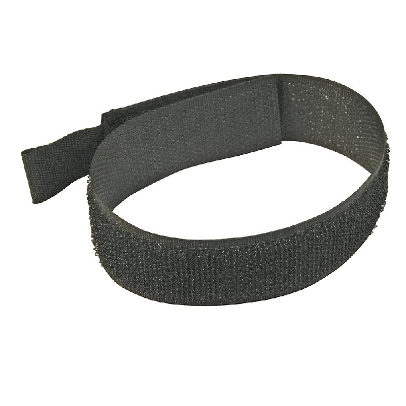 10 serre-câbles auto-agrippants 150 mm - noir - Fixman 986306 - nylon de haute qualité avec œillet_0