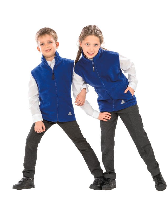 Bodywarmer enfant Polartherm - 100% polyester anti-pilling - Réf : R37J - Marque Result_0