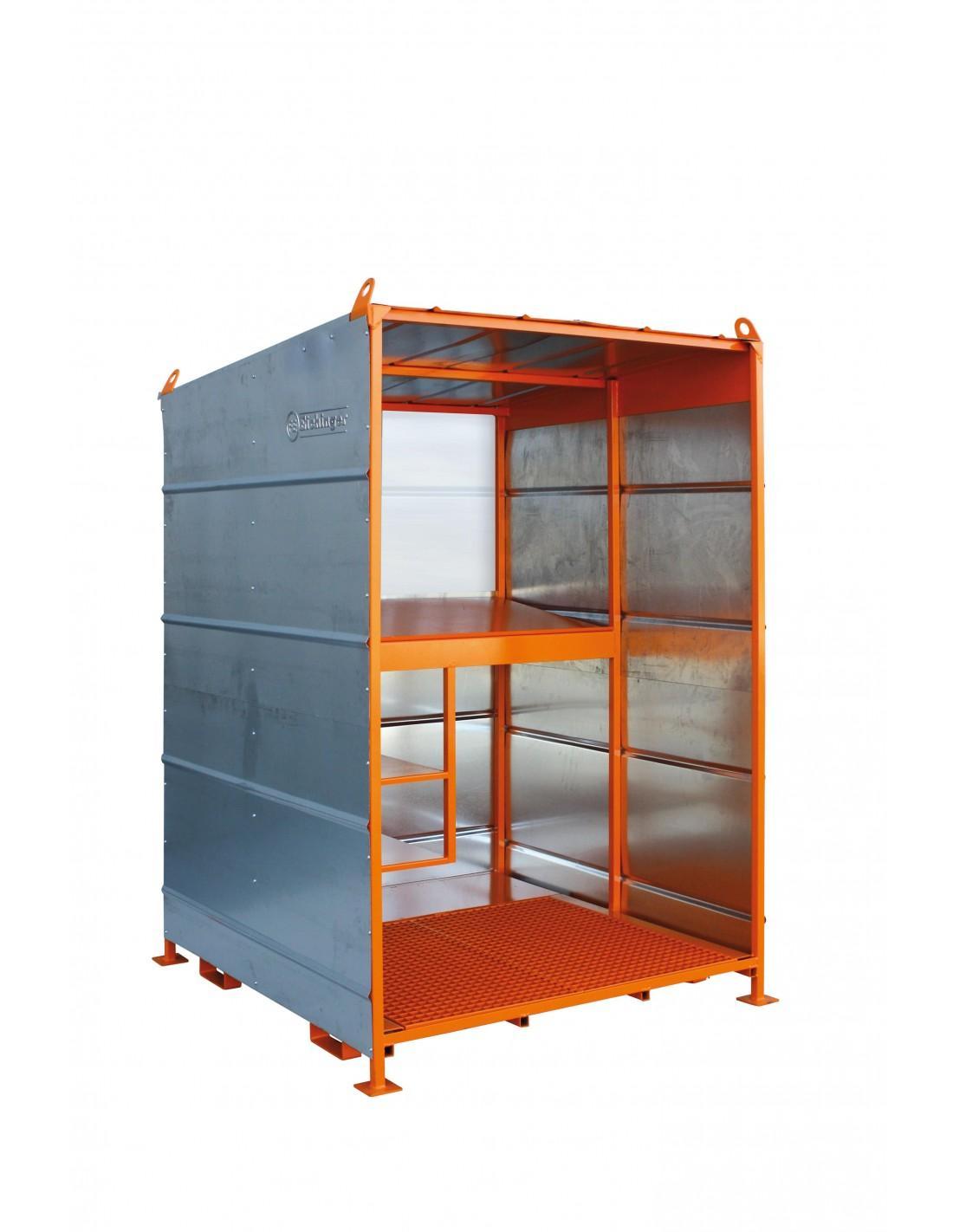 Cabane à plan - Référence EI12301 - Console inclinée, étagères et fonctionnalités de déplacement_0
