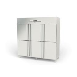 CORECO Armoire Avec Cremailleres 6 Portillons Gn2/1 - Isolation 75Mm - 2055X860X2130 - Capacite 2197L - Temperature -20C/-15C ACG-2006 - Acier inoxyda_0