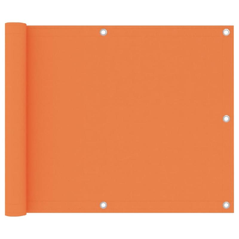 ÉCRAN DE BALCON BRISE PARE VUE PROTECTION CONFIDENTIALITÉ 75 X 500 CM TISSU OXFORD ORANGE 02_0010300_0