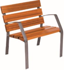 Fauteuil MODO 08 - 5 lames ou 6 lames - Banc public_0
