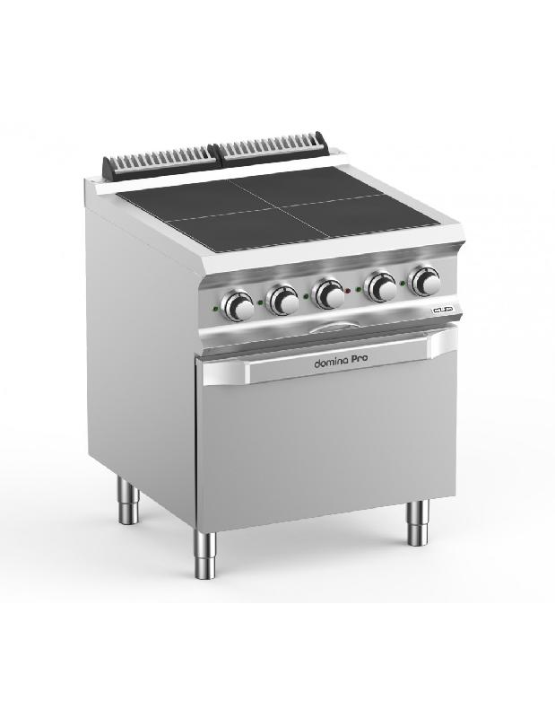 Fourneau électrique - 4 zones de chauffe intégrées sur four - DOMINA PRO 700_0