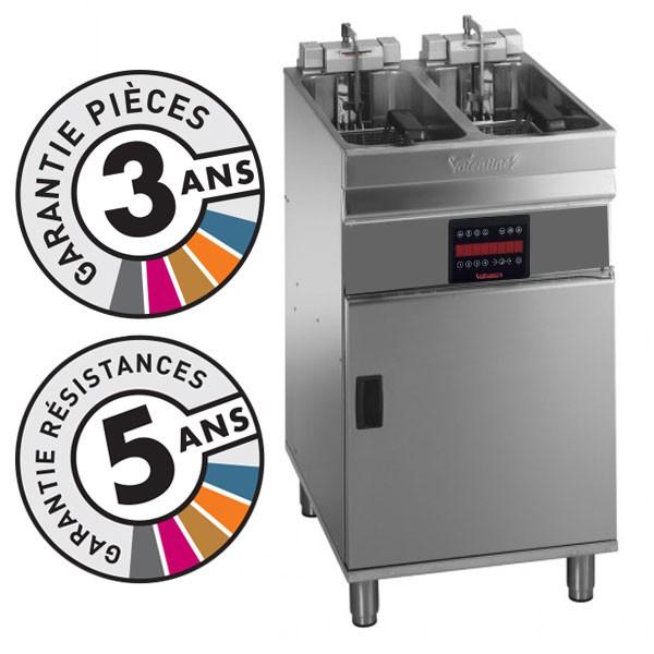 Friteuse électrique sur coffre Valentine - EVOC2525 - 2x 9-10L - haut rendement avec commandes électroniques_0