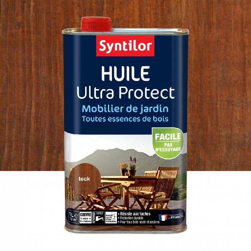 Huile SYNTILOR ultra protec - 1 L - teck - haute résistance UV et intempéries_0