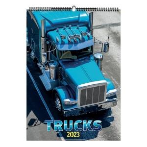 Illustre trucks 2023 - 7 feuillets - xxl 300x420 mm - reliure baguette - marquage 1 couleur - page de garde repiquee référence: ix362643_0