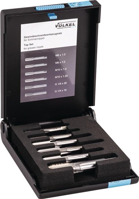 Jeu de filières et tarauds HSS-G - M6 à M10 / G1/4 à G1/8 po. - 6 pièces - Và-LKEL_0