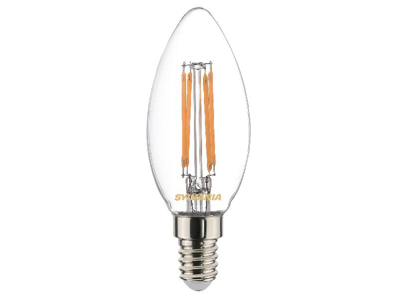 Lampe toledo retro flamme 827 e14 4,5w 470lm dimmable nouveau modèle - SYLVANIA - 0029344 - 788597_0