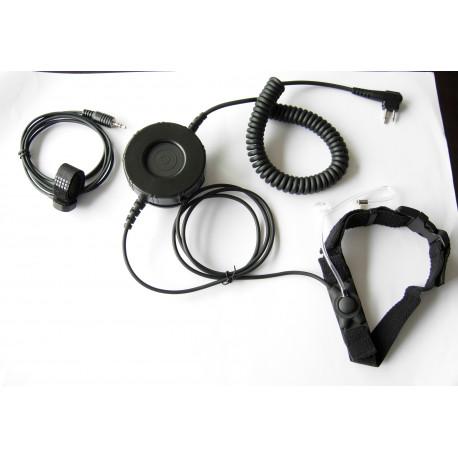 Micro cravate PTT (Push-To-Talk) - Oreillette bouton - Pour Talkies Walkies  Motorola®
