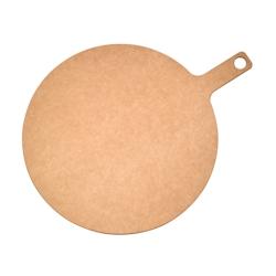 Packnwood FHC - 6Pcs - Phoenix - Planche ronde en fibre de bois - 340x255x6mm - marron naturel - Compatible micro-ondes et lave-vaisselle - 294PIZPLAN255_0
