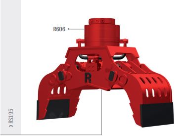 Pinces de tri et de démolition pour pelles jusqu'à 15t rs195 rozzi_0