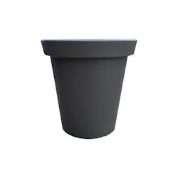 PLAST'UP ROTOMOULAGE Pot de fleurs rond xxl delight 200l - GRIS - gris 0669014882288_0