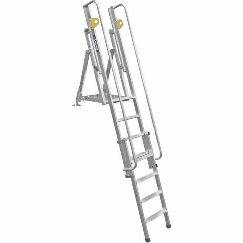 Plateforme hauteur reglable access fond de fouille - 4 a 8 marches - DUARIB | n111202_0