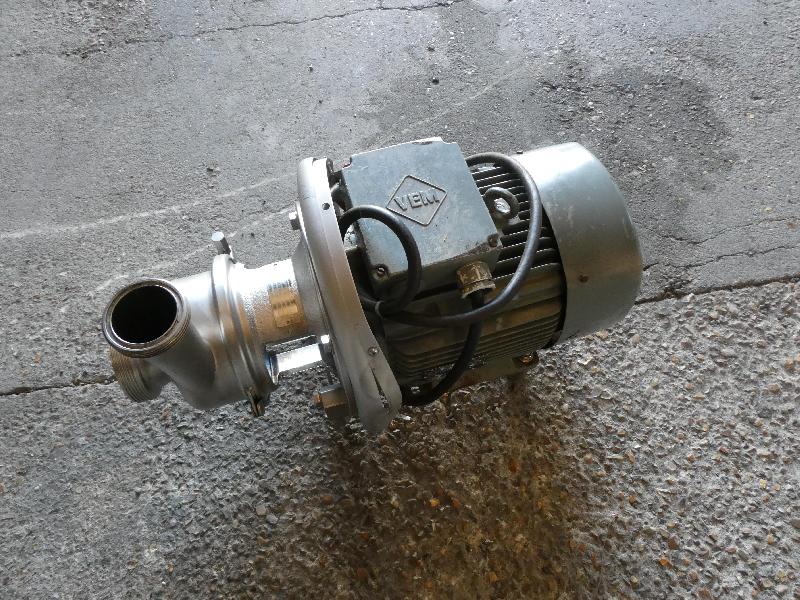 Pompe centrifuge APV type W+ 30/80 - 220N - moteur 11 kW - 2950 t/min - année 1999_0