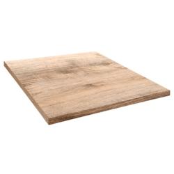 Restootab - Plateau 70x70 decor tanin naturel - marron Bois manufacturé 3760371519880_0