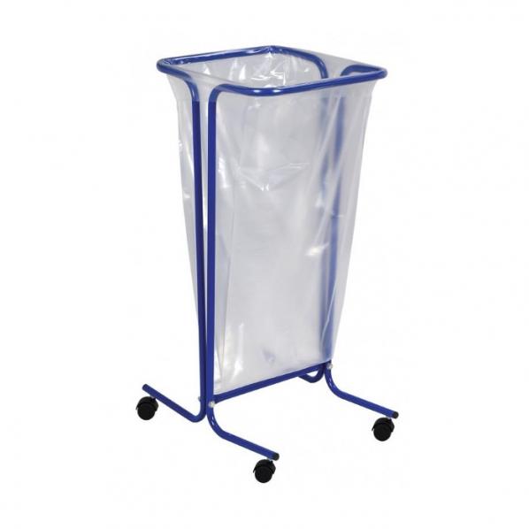 Support sac tri sélectif 110L TUBAG Bleu - 5 couleurs disponibles - Modèles sur pieds ou roulettes_0