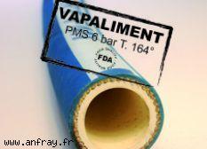 Tuyau flexible alimentaire Vapaliment Ø25x39 - EPDM - Eau chaude et vapeur - Sans spire métallique_0