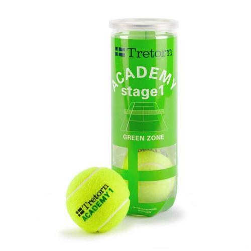 3 BALLES DE TENNIS - TRETORN - ACADEMY STAGE 1