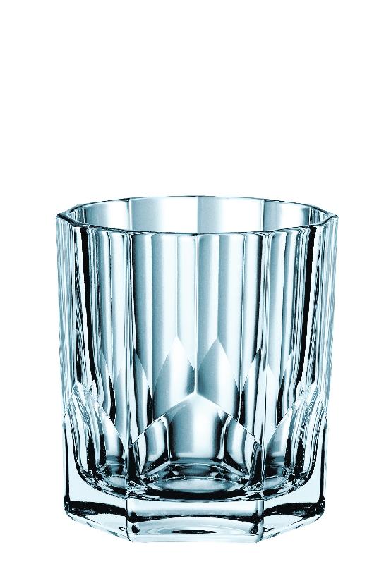 4 verres à whisky Aspen - cristal de qualité artisanale - design classique et raffiné_0